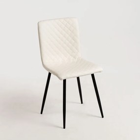Cadeira Rom Couro sintético - Branco