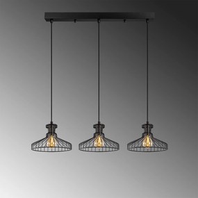 Candeeiro de Teto Events – Preto Antigo – 73 x 23 cm