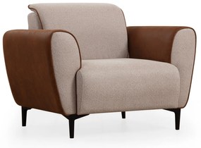 Sofá de 1 Lugar Aren – Bege – 100x85x85 cm