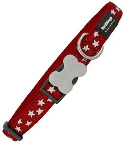 Coleira para Cães Red Dingo Estrela Estrelas (1,2 X 20-32 cm)