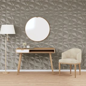 Painéis de parede 24 pcs 50x50cm 6m² XPS diamante cinza-cimento