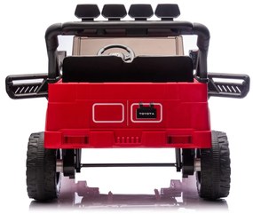 Carro elétrico para crianças Toyota FJ Cruiser XXL 24V 4x4, licença oficial (dois lugares), bateria de lítio portátil, chassis alto, suspensão traseir