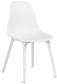 Pack De 4 Cadeiras De Jantar Em Polipropileno Scand Branco - Sklum