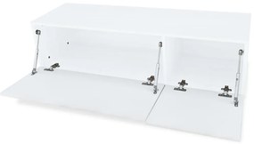 Móveis de TV em aglomerado 2 pcs 120x40x34 cm branco brilhante