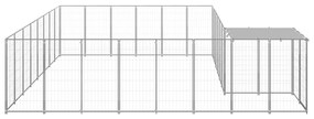 Canil 15,73 m² aço prateado
