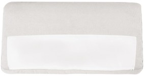 Sofá de canto 3 lugares em tecido branco-creme à esquerda LOFOTEN Beliani