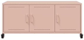 Móvel de TV 100,5x39x43,5 cm aço rosa