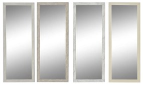 Espelho de Parede Dkd Home Decor 36 X 2 X 95,5 cm Cristal Poliestireno (4 Unidades)