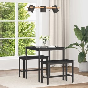 vidaXL Mesas de jantar METAL