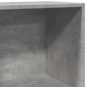Estante 60x30x114 cm derivados de madeira cinzento cimento