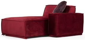 Sofá de Canto Lego – Burgundy – 170 cm x 300 cm