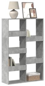 Estante 100x33x155,5 cm derivados de madeira cinzento cimento