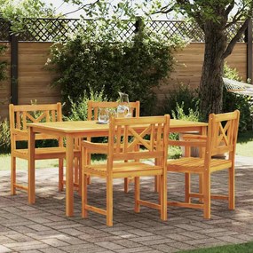 Cadeiras de Jardim vidaXL 4 pcs 56x55.5x90 cm Madeira Maciça de Acácia