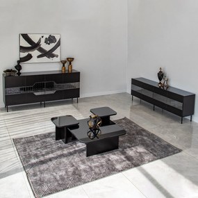 Console Milan – Preto – 180 cm x 80 cm x 40 cm