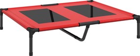 PawHut Cama elevada cama para cão gato cama de campanha cama elevada animais tecido Oxford textilene microperfurado metal | Aosom Portugal