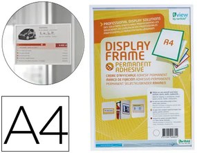 Porta Folheto / Bolsa para Pendurar Tarifold Din A4 Adesiva Branco