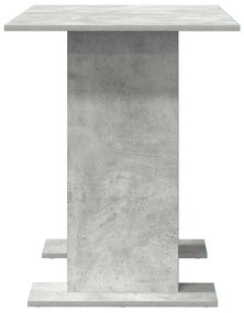Mesa de jantar vidaXL Cinza Concreto 110x60x75 cm Madeira engenheirada