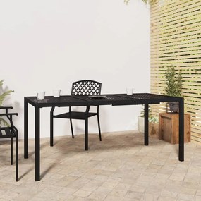 Mesa de jardim 165x80x72 cm aço antracite