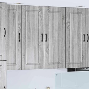 vidaXL Armário de Cozinha Kalmar Cinza Sonoma 80 x 31 x 100 cm