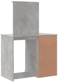 Toucador com luzes LED 90x42x132,5 cm cinzento cimento