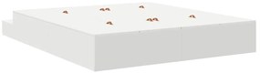 Cama de Armazenamento Branca 180x200 cm