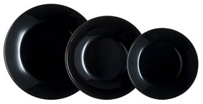 Conjunto de Louça Arcopal Zelie Preto 12 Peças