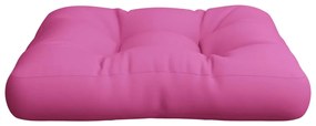 Almofadão p/ sofá paletes 60x60x12 cm tecido rosa
