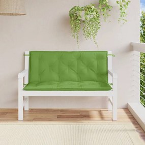 Almofadões banco jardim 2pcs 120x50x7 cm mesclado tecido verde