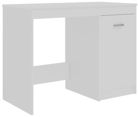 Secretária 140x50x76 cm contraplacado branco