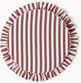 Almofadas de assento às riscas Ivette, conjunto de 2