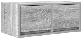 Móveis TV 2 pcs 60x31x25,5 cm derivados madeira cinzento sonoma