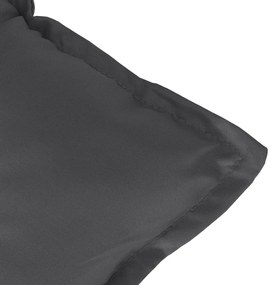 Almofadão banco jardim 120x50x7cm mesclado antracite