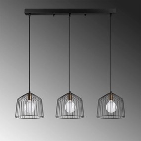 Candeeiro de Teto Cat – Preto Antigo – 96 x 26 x 121 cm
