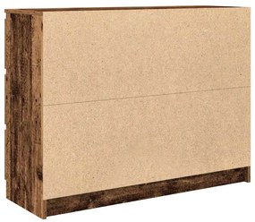 Aparador 100x35x76 cm derivados de madeira madeira velha