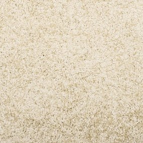 Tapete shaggy de pelo alto PAMPLONA 200x200 cm dourado
