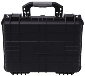 Caixa de equipamento protetora 40,6x33x17,4 cm preto