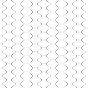 Cerca Hexagonal Cinza 0,6x100 m Aço vidaXL