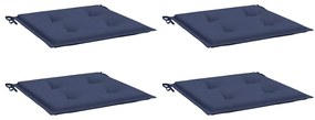 Almofadões p/ sofá de paletes 4 pcs tecido oxford azul-marinho