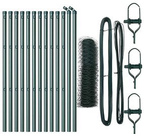 Conjunto de Cercas Conjunto de 2 Verde Floresta