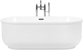 Banheira autónoma em acrílico branco 170 x 80 cm PINEL Beliani