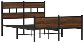 Estrutura cama s/ colchão derivados madeira carvalho castanho