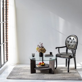 Mesa de Centro Mahal – Antracite – 75x40x75 cm