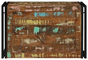 Caixa de Armazenamento Multicolorido 80x50x50 cm Madeira Sólida Recupe
