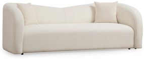 Sofá de 3 Lugares Asos – Creme – 225x76x75 cm