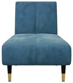2 pcs conjunto de sofás veludo azul