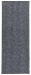 vidaXL Tapete/passadeira de entrada 100x300 cm cinzento