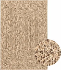 364831 vidaXL Tapete ZIZUR 120x170 cm aspeto de juta interior e exterior