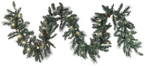 Guirlanda de natal com iluminação 270 cm verde WAPTA Beliani