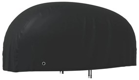 vidaXL Capa para motociclo 230x95x125 cm oxford preto