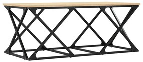 Mesa de centro 100x49x40 cm derivados madeira carvalho sonoma
